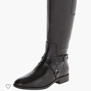 Nine west Black Blogger Harness Mid-calf High boot 10.5